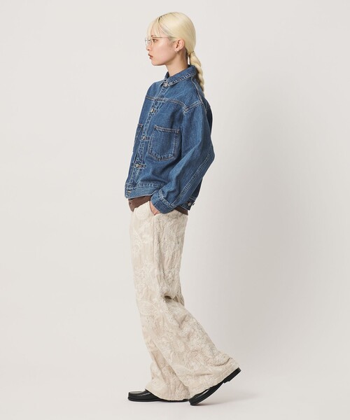 BEAUTY&YOUTH UNITED ARROWS（ビューティーアンドユースユナイテッドアローズ）の「【WEB限定】ルーズ デニムジャケット（デニムジャケット・レディース・ネイビー/ライトブルー/グレー・S/M）」の21枚目の写真