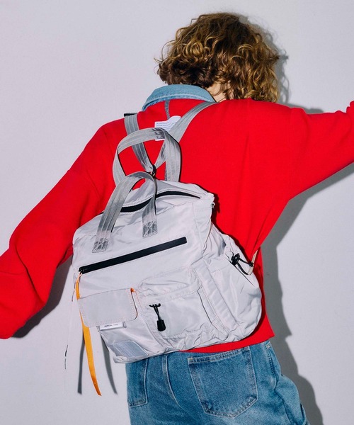 Cepica（セピカ）の「【MARECHAL TERRE / マルシャルテル】3WAYバッグ（バックパック/リュック・レディース・ネイビー/ライトグレー・FREE）」の4枚目の写真