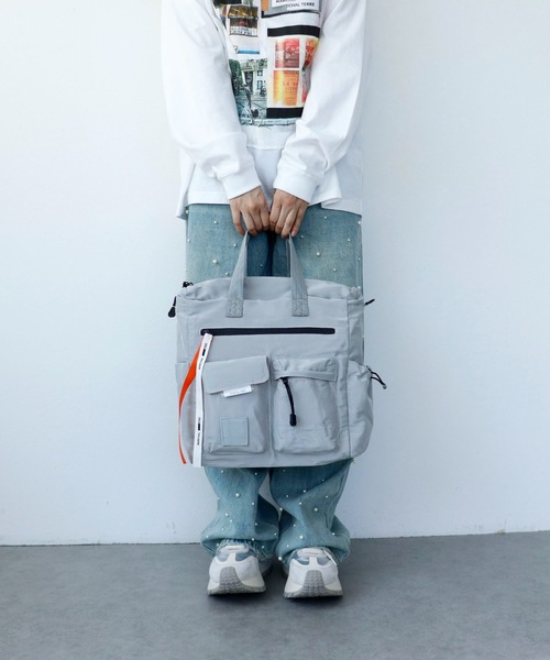 Cepica（セピカ）の「【MARECHAL TERRE / マルシャルテル】3WAYバッグ（バックパック/リュック・レディース・ネイビー/ライトグレー・FREE）」の8枚目の写真