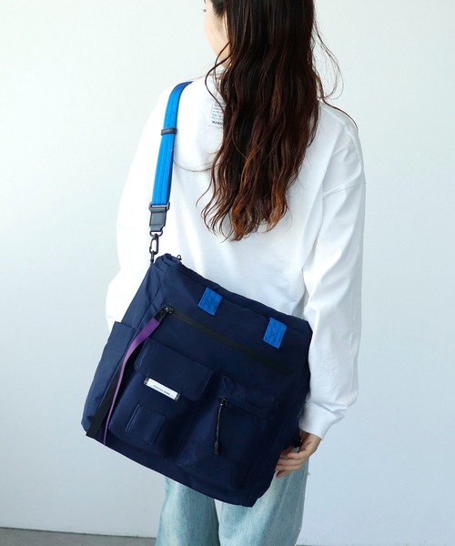 Cepica（セピカ）の「【MARECHAL TERRE / マルシャルテル】3WAYバッグ（バックパック/リュック・レディース・ネイビー/ライトグレー・FREE）」の9枚目の写真