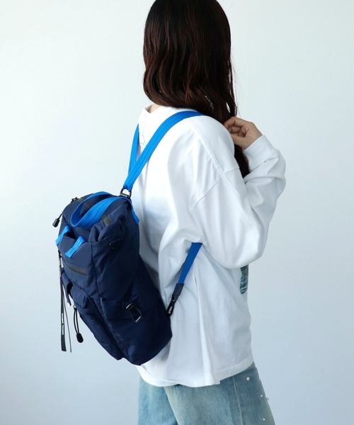 Cepica（セピカ）の「【MARECHAL TERRE / マルシャルテル】3WAYバッグ（バックパック/リュック・レディース・ネイビー/ライトグレー・FREE）」の10枚目の写真