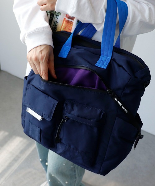 Cepica（セピカ）の「【MARECHAL TERRE / マルシャルテル】3WAYバッグ（バックパック/リュック・レディース・ネイビー/ライトグレー・FREE）」の14枚目の写真