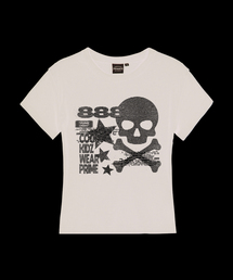ROBBER レディース スリムフィット 半袖Tシャツ 5 COLORS