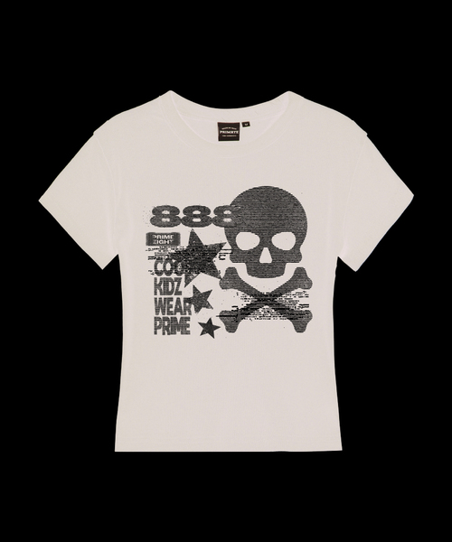 PRIMATE(プライメイト)の「ROBBER レディース スリムフィット 半袖Tシャツ 5 COLORS(Tシャツ/カットソー・レディース・カーキ/ホワイト/チャコール/ブラック/クリーム・LARGE/MEDIUM/SMALL)」の2枚目の写真