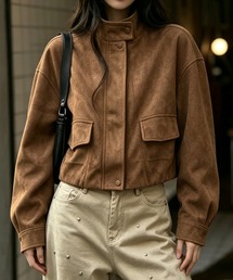 BLoomMe（ブルームミー）の「ショートブルゾン（ブルゾン）」