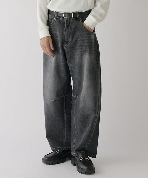 goocy(グーシー)の「デニムバルーンパンツ(デニムパンツ・メンズ・サックスブルー/ネイビー/ブラック・LARGE/X-LARGE/MEDIUM)」の4枚目の写真
