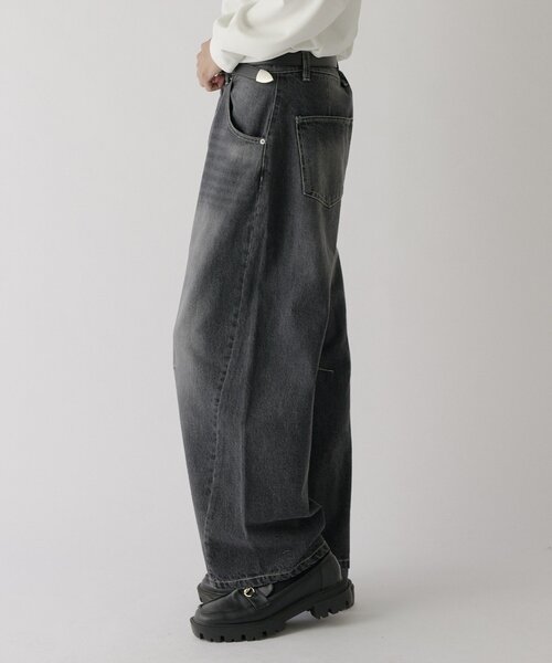 goocy(グーシー)の「デニムバルーンパンツ(デニムパンツ・メンズ・サックスブルー/ネイビー/ブラック・LARGE/X-LARGE/MEDIUM)」の6枚目の写真