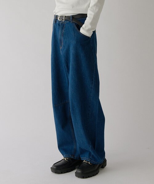 goocy(グーシー)の「デニムバルーンパンツ(デニムパンツ・メンズ・サックスブルー/ネイビー/ブラック・LARGE/X-LARGE/MEDIUM)」の12枚目の写真