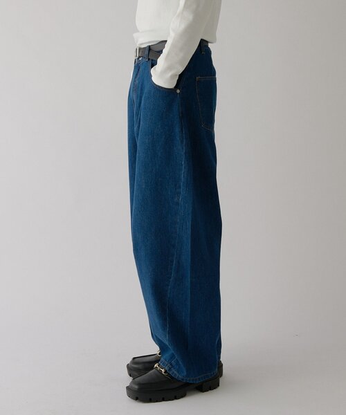 goocy(グーシー)の「デニムバルーンパンツ(デニムパンツ・メンズ・サックスブルー/ネイビー/ブラック・LARGE/X-LARGE/MEDIUM)」の13枚目の写真
