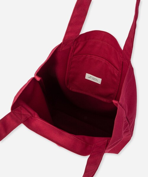 Saturdays NYC(サタデーズ ニューヨークシティ )の「Miller Standard Tote(トートバッグ・メンズ・レッド/グリーン・FREE)」の6枚目の写真