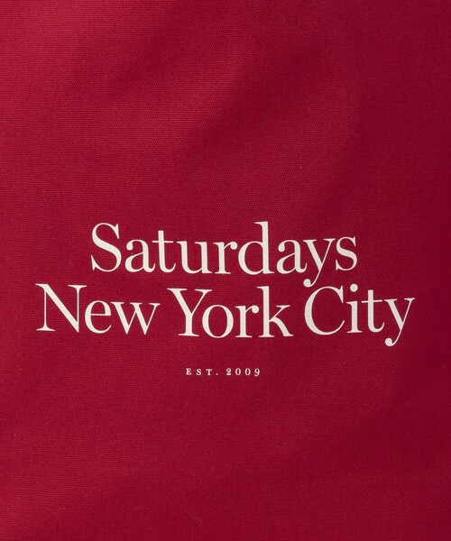 Saturdays NYC(サタデーズ ニューヨークシティ )の「Miller Standard Tote(トートバッグ・メンズ・レッド/グリーン・FREE)」の9枚目の写真