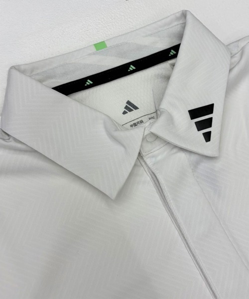 SOLUNIA（ソルニア）の「【adidas】アディゼロジャカード長袖シャツ（ポロシャツ・メンズ・ブラック/ホワイト・X-LARGE/LARGE/MEDIUM）」の5枚目の写真