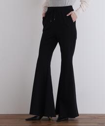 ◆ハイストレッチ裏起毛フレアパンツ