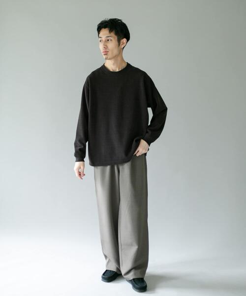 URBAN RESEARCH DOORS(アーバンリサーチドアーズ)の「コインポケット ワイドストレートパンツ(その他パンツ・メンズ・ブラウン/ネイビー・MEDIUM/LARGE)」の8枚目の写真