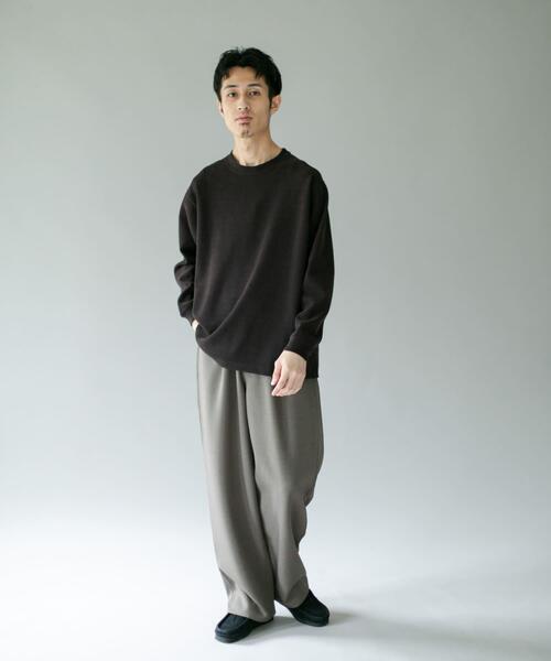 URBAN RESEARCH DOORS(アーバンリサーチドアーズ)の「コインポケット ワイドストレートパンツ(その他パンツ・メンズ・ブラウン/ネイビー・MEDIUM/LARGE)」の9枚目の写真