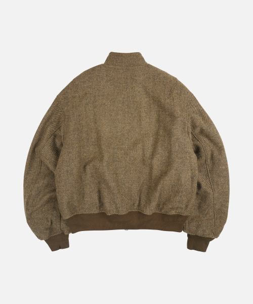 FRIZMWORKS（フリズムワークス）の「ウールフライトジャケット _ バーク（ブルゾン・メンズ・その他・SMALL/MEDIUM/LARGE/X-LARGE）」の3枚目の写真