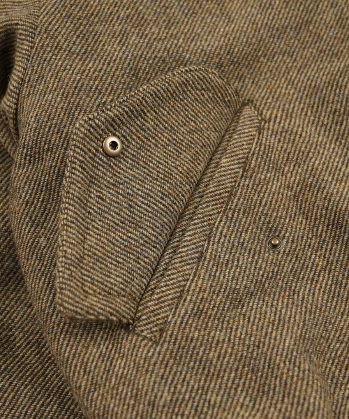 FRIZMWORKS（フリズムワークス）の「ウールフライトジャケット _ バーク（ブルゾン・メンズ・その他・SMALL/MEDIUM/LARGE/X-LARGE）」の5枚目の写真
