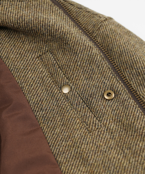 FRIZMWORKS（フリズムワークス）の「ウールフライトジャケット _ バーク（ブルゾン・メンズ・その他・SMALL/MEDIUM/LARGE/X-LARGE）」の8枚目の写真