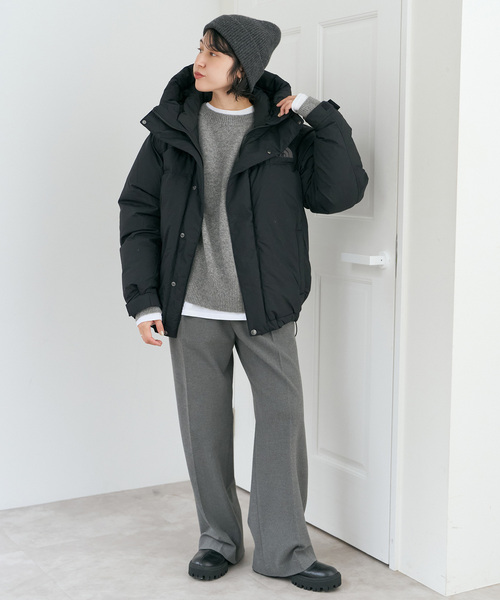 Spick & Span（スピックアンドスパン）の「《追加》THE NORTH FACE/ザノースフェイス Alteration Baffs Jacket（ダウンジャケット/コート・レディース・ベージュ/ブラック・SMALL/X-SMALL）」の22枚目の写真