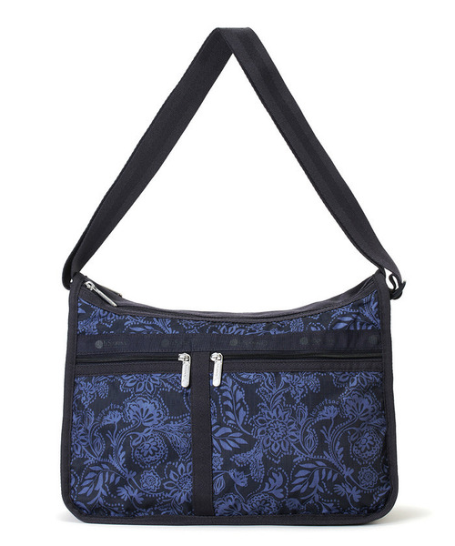 LeSportsac（レスポートサック）の「DELUXE EVERYDAY BAG ボーホーペイズリーネイビー（ショルダーバッグ・レディース・ブルー・FREE）」の5枚目の写真