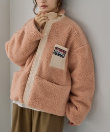 210nouve（トゥージュヌーブ）の「リバーシブル ボア ブルゾン（ブルゾン）」
