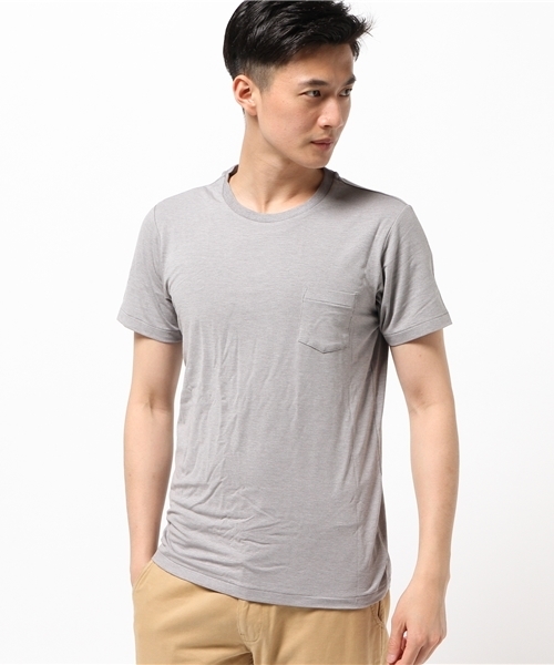 MXP(エムエックスピー)の「MXP メンズ ファインドライクルーネックポケット付半袖シャツ(その他アンダーウェア/インナー・メンズ・ネイビー/ホワイト/ブラック/グレー・LARGE/X-LARGE/MEDIUM/SMALL)」の3枚目の写真