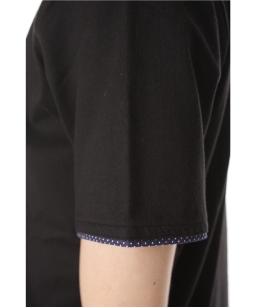 BEAMS（ビームス）の「BEAMS / ドットフハク襟POLO（ポロシャツ・メンズ・ホワイト/ブラック・SMALL/MEDIUM/LARGE）」の4枚目の写真