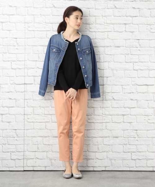 LEPSIM（レプシィム）の「14Gバイヤスヘンケイネックプルオーバー　740634（ニット/セーター・レディース・ブラック/オフホワイト/トップグレー・MEDIUM/LARGE）」の11枚目の写真