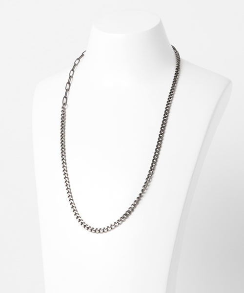 SHIPS JET BLUE（シップスジェットブルー）の「SHIPS JET BLUE: チェーン ネックレス（ネックレス・メンズ・ライトホワイト/ホワイト・ONE SIZE）」の6枚目の写真