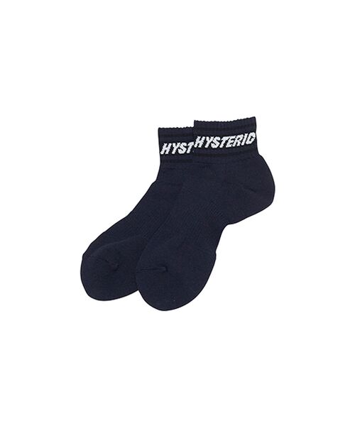 HYSTERIC GLAMOUR（ヒステリックグラマー）の「LOGO CORDURA ソックス（ソックス/靴下・レディース・ホワイト/ネイビー・FREE）」の2枚目の写真