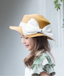 apres les cours | オーガンジーリボンカンカン帽(ハット)