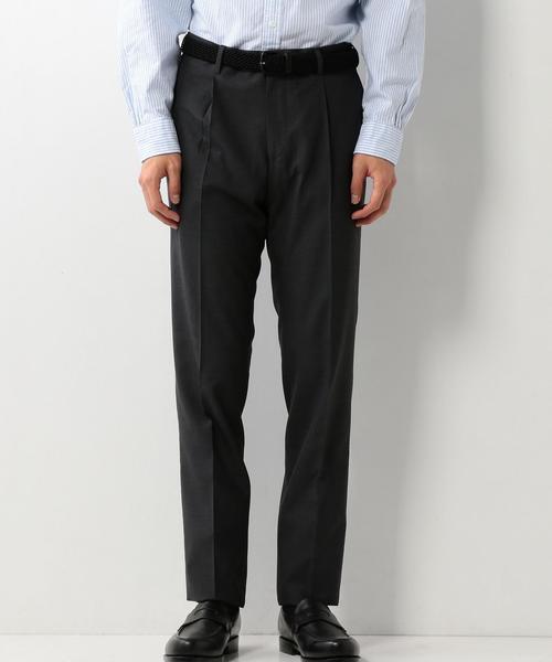 UNITED ARROWS（ユナイテッドアローズ）の「UDET T/W COOLMAX 1プリーツ テーパード ２ ◆（スラックス・メンズ・ダークグレー・46/48/52/50/42/44）」の4枚目の写真