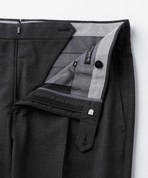 UNITED ARROWS（ユナイテッドアローズ）の「UDET T/W COOLMAX 1プリーツ テーパード ２ ◆（スラックス・メンズ・ダークグレー・46/48/52/50/42/44）」の7枚目の写真