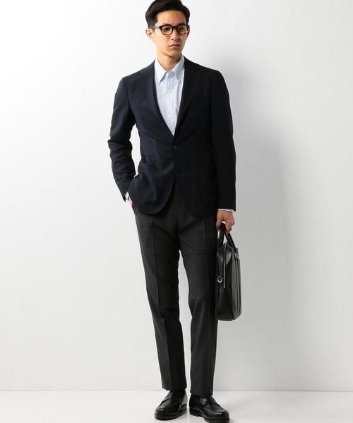 UNITED ARROWS（ユナイテッドアローズ）の「UDET T/W COOLMAX 1プリーツ テーパード ２ ◆（スラックス・メンズ・ダークグレー・46/48/52/50/42/44）」の3枚目の写真