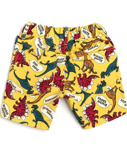 BREEZE（ブリーズ）の「恐竜総柄パンツ 5分丈（その他パンツ・キッズ・マスタード・140）」の3枚目の写真
