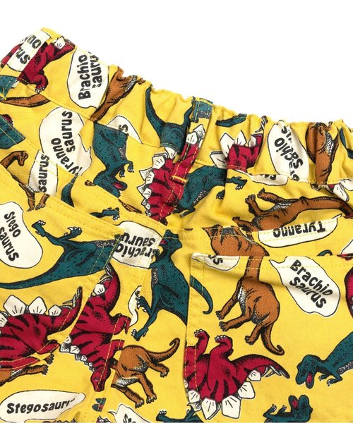 BREEZE（ブリーズ）の「恐竜総柄パンツ 5分丈（その他パンツ・キッズ・マスタード・140）」の6枚目の写真