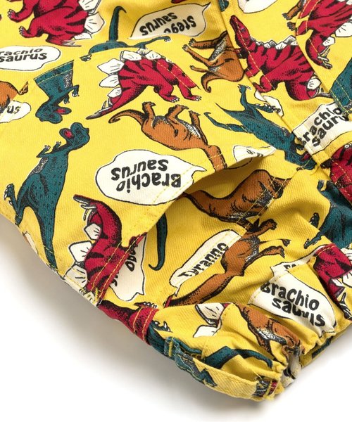BREEZE（ブリーズ）の「恐竜総柄パンツ 5分丈（その他パンツ・キッズ・マスタード・140）」の7枚目の写真
