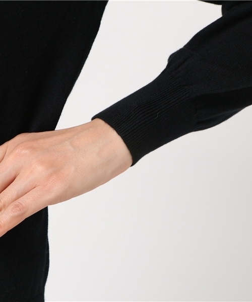 earth music&ecology（アースミュージックアンドエコロジー）の「ガンガンカーディガン クルーネック（カーディガン/ボレロ・レディース・ブラック/ブルーグリーン/ピンクベージュ/アイボリー/スモークピンク/グレイッシュベージュ/サックスブルー/マスタード/パープル/レッド/ブルー/ライトグレー・M/L/S）」の21枚目の写真