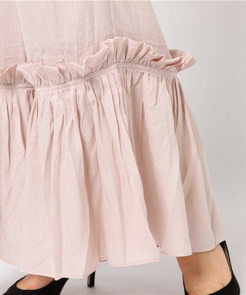 onespo（ワンスポ）の「サテンフリルパンツ（その他パンツ・レディース・ライトピンク/ダークブルー・M）」の8枚目の写真