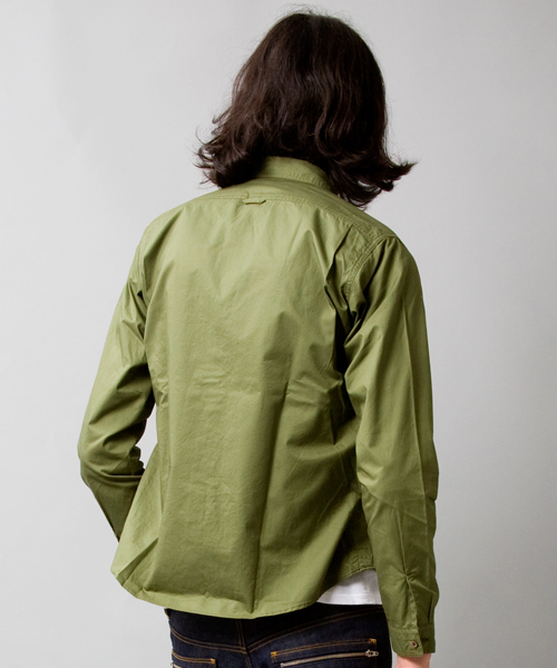 BEAUTY&YOUTH UNITED ARROWS(ビューティーアンドユースユナイテッドアローズ)の「by ∴ 40 ツイル ワーク ボタンダウンシャツ◆(シャツ/ブラウス・メンズ・オリーブ・SMALL/MEDIUM/LARGE/X-LARGE)」の5枚目の写真