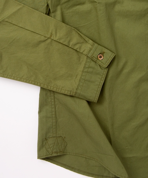 BEAUTY&YOUTH UNITED ARROWS(ビューティーアンドユースユナイテッドアローズ)の「by ∴ 40 ツイル ワーク ボタンダウンシャツ◆(シャツ/ブラウス・メンズ・オリーブ・SMALL/MEDIUM/LARGE/X-LARGE)」の8枚目の写真
