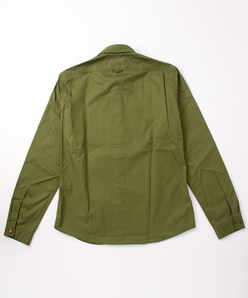 BEAUTY&YOUTH UNITED ARROWS(ビューティーアンドユースユナイテッドアローズ)の「by ∴ 40 ツイル ワーク ボタンダウンシャツ◆(シャツ/ブラウス・メンズ・オリーブ・SMALL/MEDIUM/LARGE/X-LARGE)」の10枚目の写真