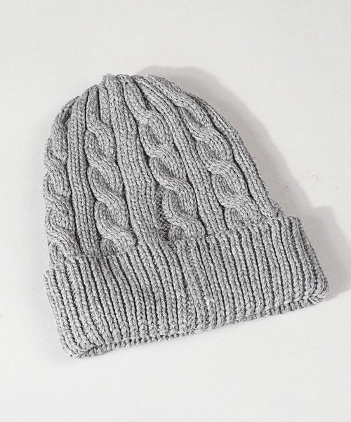 JABURO（ジャブロー）の「JABURO ケーブルニットキャップ ACRYL CABLE WATCH（ニットキャップ/ビーニー・レディース・ブラック/ダークグリーン/ネイビー/グレー/レッド/オフホワイト/オリーブ/グリーン/マスタード/ブルー系その他/ピンク系その他/ロイヤルブルー/ワイン/チャコール・FREE）」の22枚目の写真