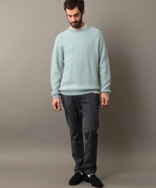 BEAUTY&YOUTH UNITED ARROWS（ビューティーアンドユースユナイテッドアローズ）の「BY キッドモヘア ピケ ニット ◆（ニット/セーター・メンズ・ライトブルー/コバルトブルー/オレンジ・SMALL/MEDIUM/LARGE/X-LARGE）」の11枚目の写真