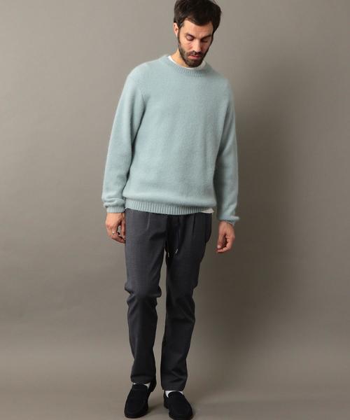 BEAUTY&YOUTH UNITED ARROWS（ビューティーアンドユースユナイテッドアローズ）の「BY キッドモヘア ピケ ニット ◆（ニット/セーター・メンズ・ライトブルー/コバルトブルー/オレンジ・SMALL/MEDIUM/LARGE/X-LARGE）」の12枚目の写真