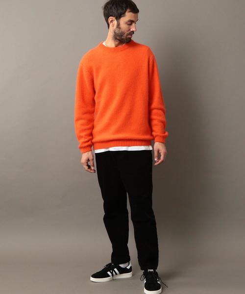 BEAUTY&YOUTH UNITED ARROWS（ビューティーアンドユースユナイテッドアローズ）の「BY キッドモヘア ピケ ニット ◆（ニット/セーター・メンズ・ライトブルー/コバルトブルー/オレンジ・SMALL/MEDIUM/LARGE/X-LARGE）」の19枚目の写真