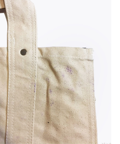 PUEBCO（プエブコ）の「LABOUR TOTE BAG Large（トートバッグ・メンズ・オフホワイト/ブラック・LARGE）」の6枚目の写真