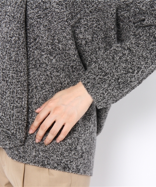 UNITED ARROWS(ユナイテッドアローズ)の「UAB W/CA 7G ノーボタン カーディガン◆(カーディガン/ボレロ・レディース・ライトグレー/ダークグレー/ベージュ・フリー)」の7枚目の写真