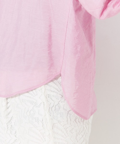 natural couture（ナチュラルクチュール）の「袖たくさんリボン2WAYブラウス（シャツ/ブラウス・レディース・ブラック/ピンク/イエロー/アイボリー/ラベンダー・FREE）」の11枚目の写真