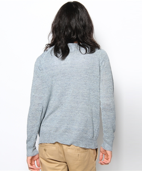 HAMNETT（ハムネット）の「【HAMNETT】リネックスボートネック（Tシャツ/カットソー・メンズ・ベージュ/ブルー/イエロー・MEDIUM/LARGE）」の6枚目の写真